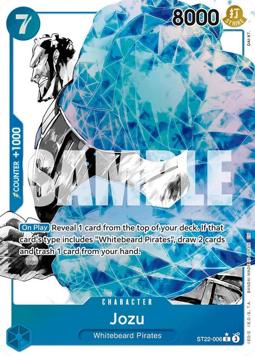 Jozu (Parallel) (ST22-006) (Foil) [Starter Deck 22: Ace & Newgate]