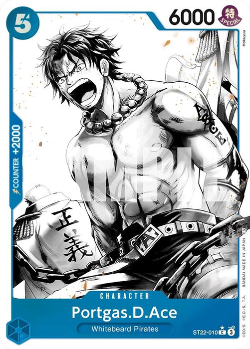 Portgas.D.Ace (Parallel) (ST22-010) (Foil) [Starter Deck 22: Ace & Newgate]