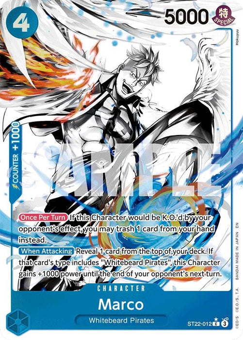 Marco (Parallel) (ST22-012) (Foil) [Starter Deck 22: Ace & Newgate]