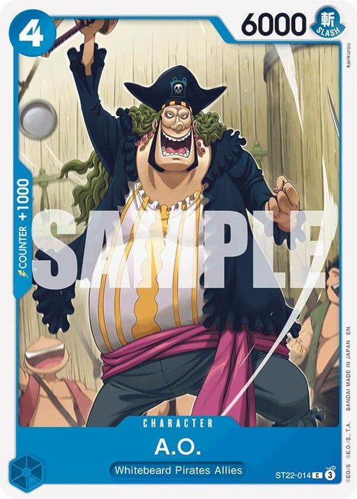 Image for A.O. (ST22-014) [Starter Deck 22: Ace & Newgate] - One Piece Card Game