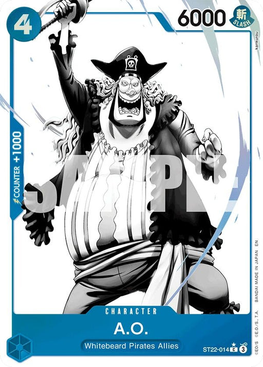 Image for A.O. (Parallel) (ST22-014) (Foil) [Starter Deck 22: Ace & Newgate] - One Piece Card Game