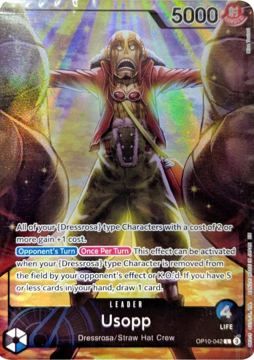 Usopp (Official Playmat -Limited Edition Vol. 3-) (OP10-042) (Foil) [One Piece Promotion Cards]
