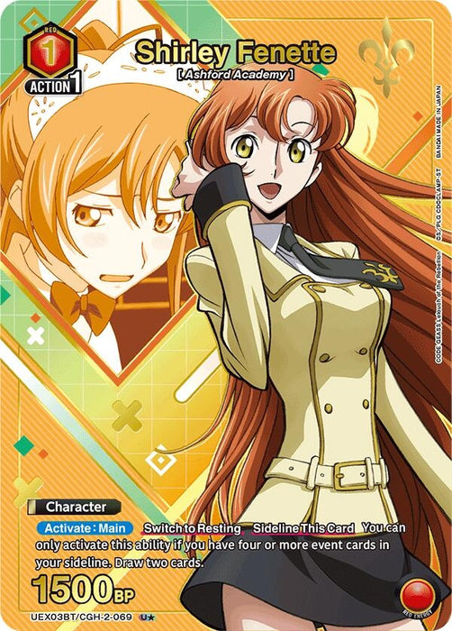 Shirley Fenette (U*) (UEX03BT/CGH-2-069) (Foil) [UEX03BT: CODE GEASS: Lelouch of the Rebellion Vol.2]