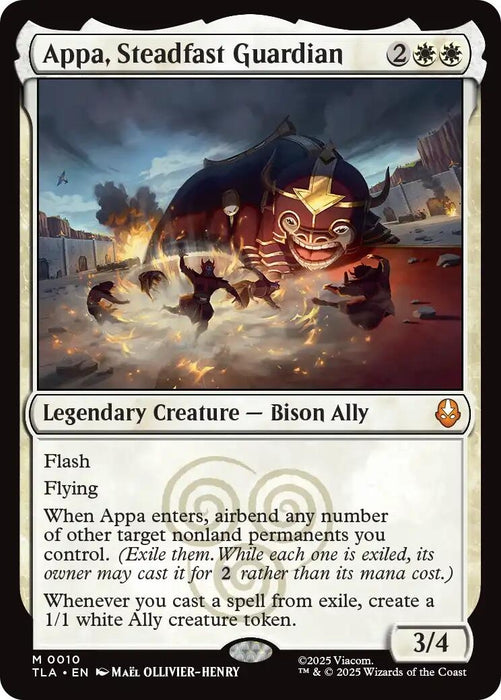 Appa, Steadfast Guardian (10) (Foil) [Avatar: The Last Airbender]