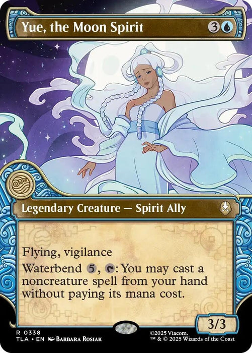 Image for Yue, the Moon Spirit (Showcase) (338) (Foil) [Avatar: The Last Airbender] - Magic: The Gathering