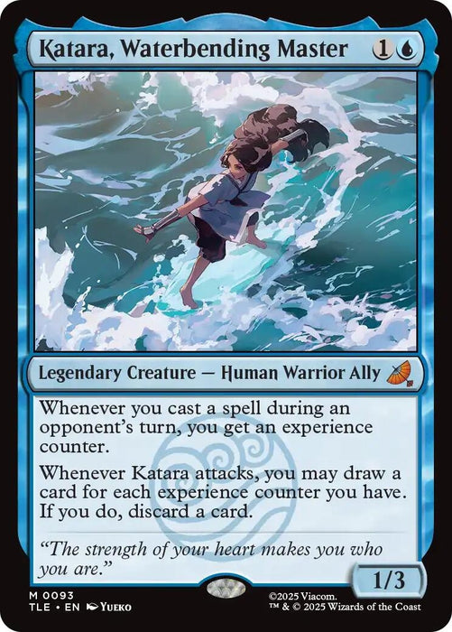 Image for Katara, Waterbending Master (93) (Foil) [Avatar: The Last Airbender: Eternal-Legal] - Magic: The Gathering