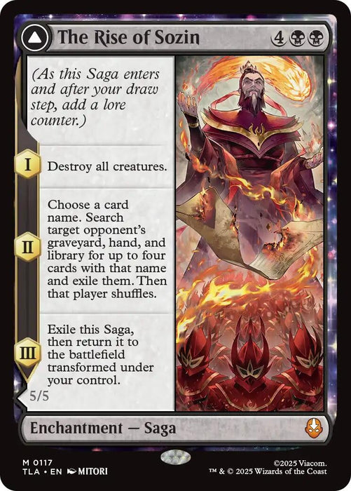 Image for The Rise of Sozin (117) (Foil) [Avatar: The Last Airbender] - Magic: The Gathering