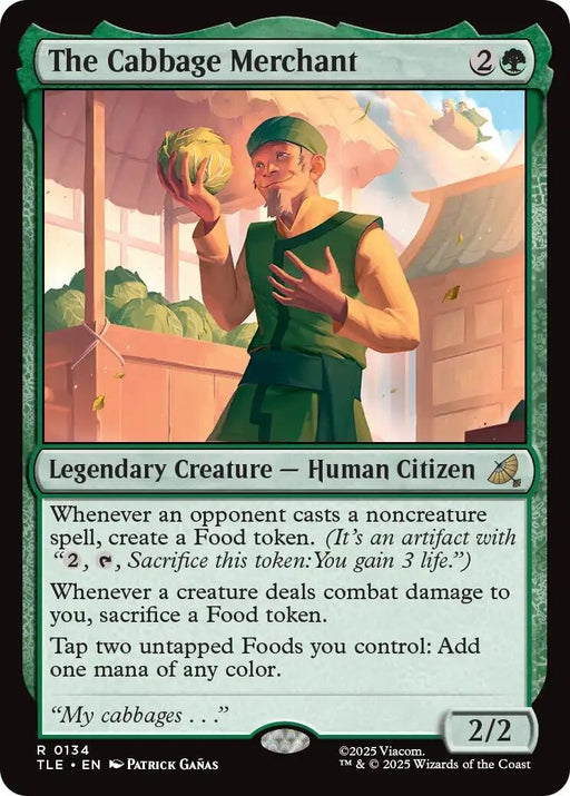 Image for The Cabbage Merchant (134) (Foil) [Avatar: The Last Airbender: Eternal-Legal] - Magic: The Gathering