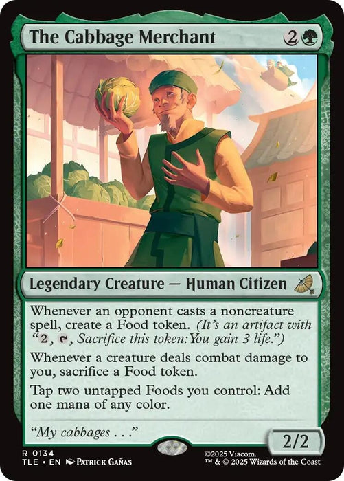 Image for The Cabbage Merchant (134) [Avatar: The Last Airbender: Eternal-Legal] - Magic: The Gathering