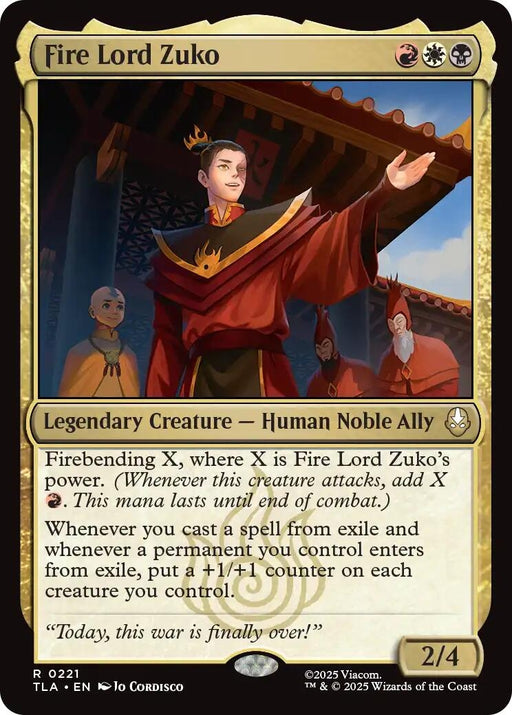 Image for Fire Lord Zuko (221) [Avatar: The Last Airbender] - Magic: The Gathering