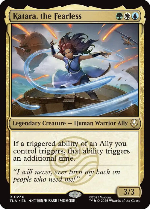 Image for Katara, the Fearless (230) [Avatar: The Last Airbender] - Magic: The Gathering