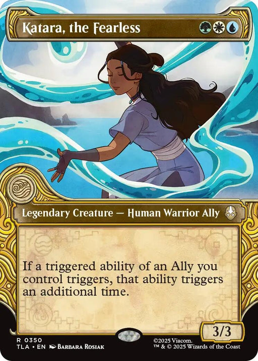 Image for Katara, the Fearless (Showcase) (350) (Foil) [Avatar: The Last Airbender] - Magic: The Gathering