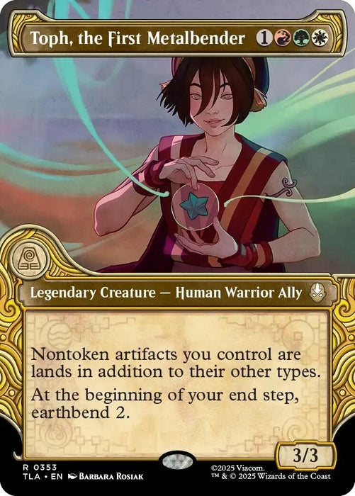 Image for Toph, the First Metalbender (Showcase) (353) [Avatar: The Last Airbender] - Magic: The Gathering