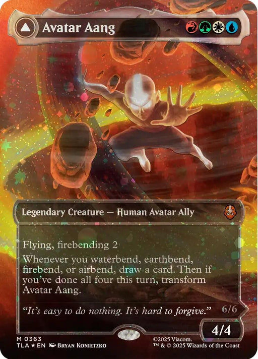 Image for Avatar Aang (Raised Foil) (363) (Foil) [Avatar: The Last Airbender] - Magic: The Gathering