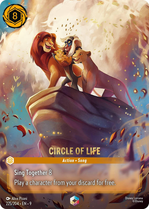 Image for Circle of Life (Enchanted) (225/204) (Holofoil) [Fabled] - Disney Lorcana