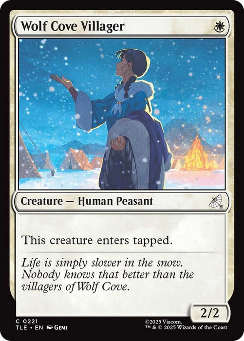 Image for Wolf Cove Villager (0221) (221) [Avatar: The Last Airbender: Eternal-Legal] - Magic: The Gathering