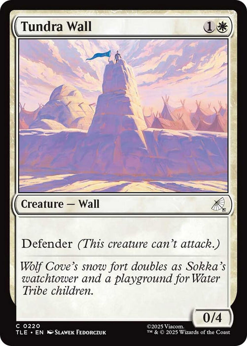 Image for Tundra Wall (0220) (220) [Avatar: The Last Airbender: Eternal-Legal] - Magic: The Gathering