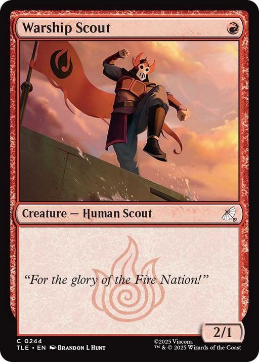 Image for Warship Scout (0244) (244) [Avatar: The Last Airbender: Eternal-Legal] - Magic: The Gathering