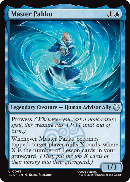 Image for Master Pakku (63) [Avatar: The Last Airbender] - Magic: The Gathering