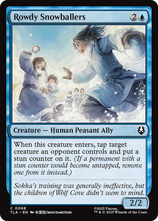 Image for Rowdy Snowballers (68) (Foil) [Avatar: The Last Airbender] - Magic: The Gathering