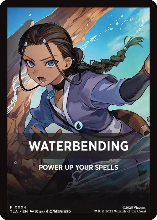 Image for Waterbending Theme Card (4) [Avatar: The Last Airbender] - Magic: The Gathering