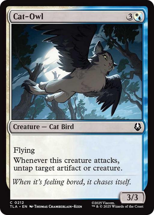 Image for Cat-Owl (212) (Foil) [Avatar: The Last Airbender] - Magic: The Gathering