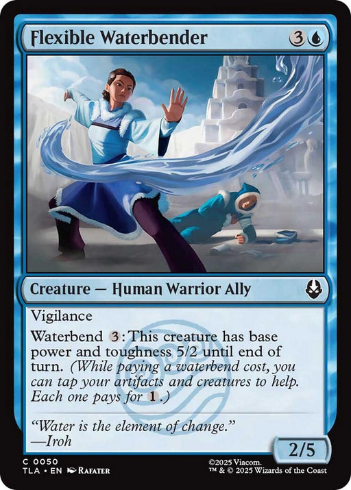 Image for Flexible Waterbender (50) (Foil) [Avatar: The Last Airbender] - Magic: The Gathering