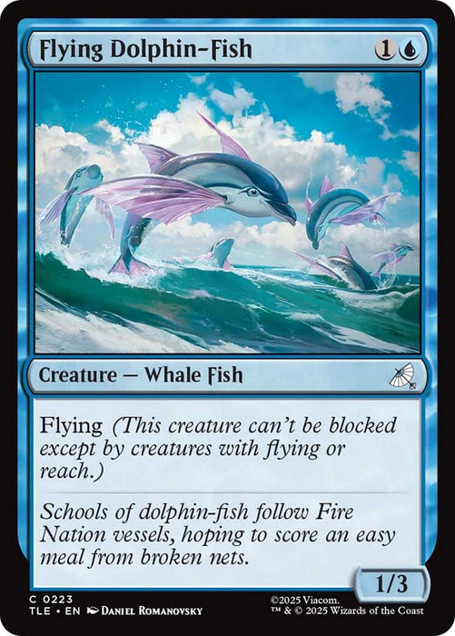 Image for Flying Dolphin-Fish (223) (Foil) [Avatar: The Last Airbender: Eternal-Legal] - Magic: The Gathering