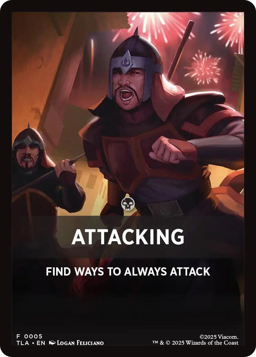 Image for Attacking Theme Card (5) [Avatar: The Last Airbender] - Magic: The Gathering