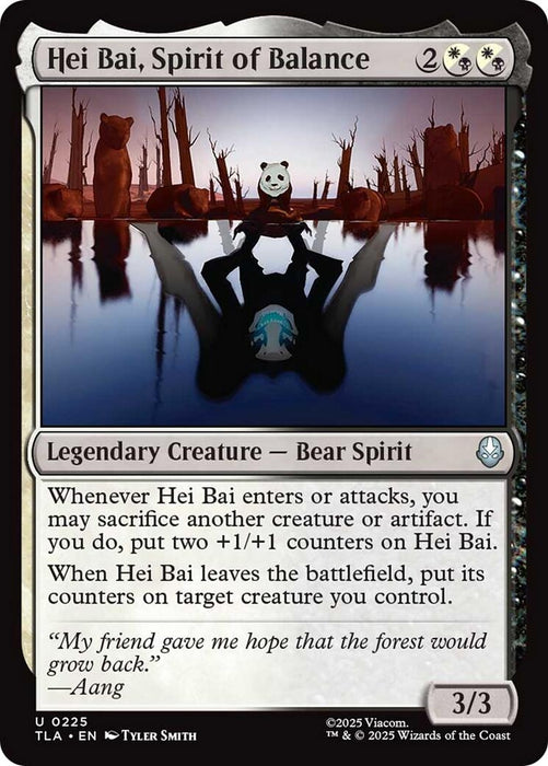 Image for Hei Bai, Spirit of Balance (225) [Avatar: The Last Airbender] - Magic: The Gathering