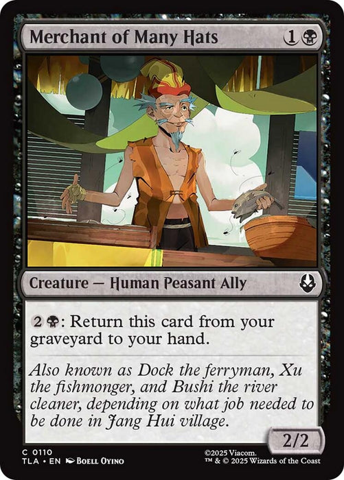 Image for Merchant of Many Hats (110) [Avatar: The Last Airbender] - Magic: The Gathering