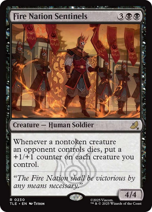 Image for Fire Nation Sentinels (230) [Avatar: The Last Airbender: Eternal-Legal] - Magic: The Gathering