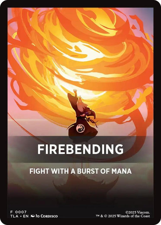 Image for Firebending Theme Card (0007) (7) [Avatar: The Last Airbender] - Magic: The Gathering