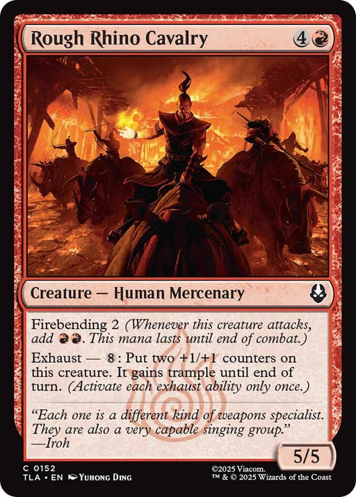 Image for Rough Rhino Cavalry (152) (Foil) [Avatar: The Last Airbender] - Magic: The Gathering