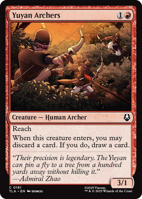 Image for Yuyan Archers (161) (Foil) [Avatar: The Last Airbender] - Magic: The Gathering