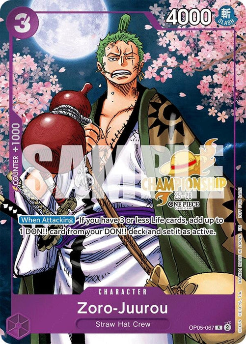 Zoro-Juurou (CS 25-26 Event Pack) (OP05-067) (Foil) [One Piece Promotion Cards]