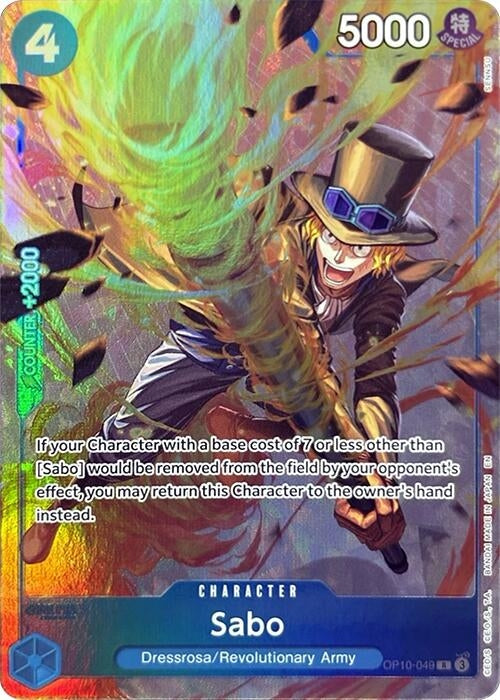 Image for Sabo (Premium Card Collection -Best Selection Vol. 4-) (OP10-049) (Foil) [One Piece Promotion Cards] - One Piece Card Game