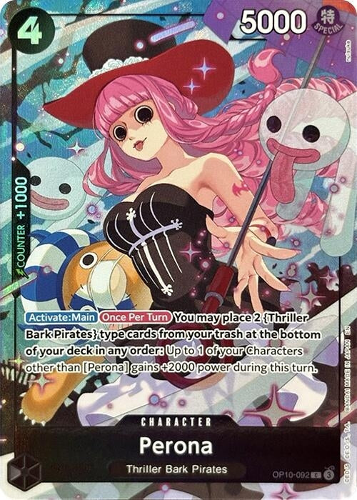 Image for Perona (Premium Card Collection -Best Selection Vol. 4-) (OP10-092) (Foil) [One Piece Promotion Cards] - One Piece Card Game
