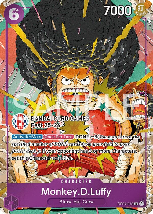 Monkey.D.Luffy (BANDAI Card Games Fest 25-26) (OP07-073) (Foil) [One Piece Promotion Cards]