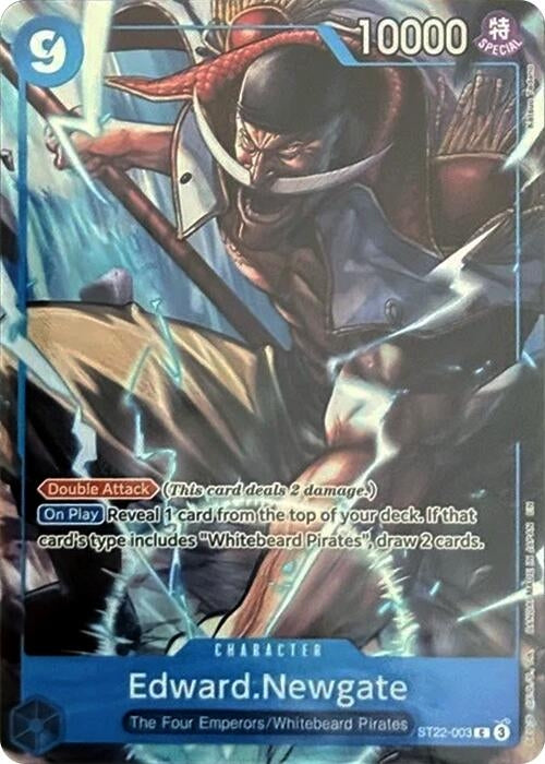 Image for Edward.Newgate (Premium Card Collection -6 assort vol.1-) (ST22-003) (Foil) [One Piece Promotion Cards] - One Piece Card Game