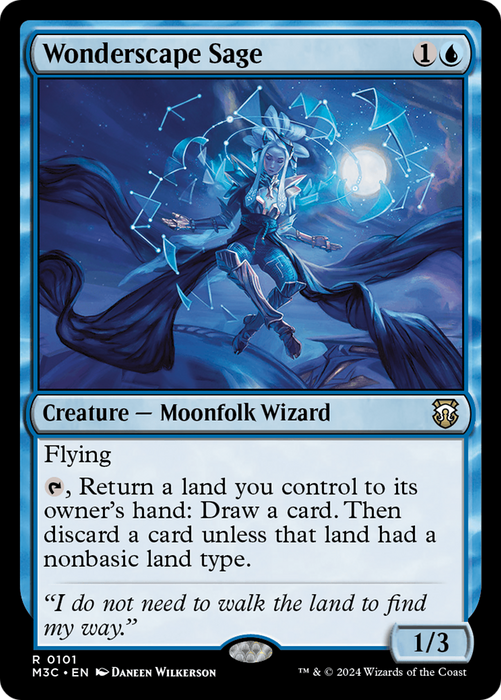 Wonderscape Sage [M3C-101] - Modern Horizons 3 Commander