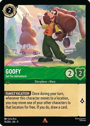 Goofy - Set for Adventure (74/204) Cold Foil [Fabled]