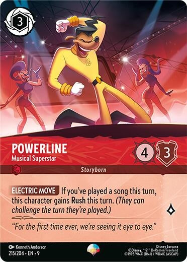 Image for Powerline - Musical Superstar (Epic) (215/204) (Holofoil) [Fabled] - Disney Lorcana