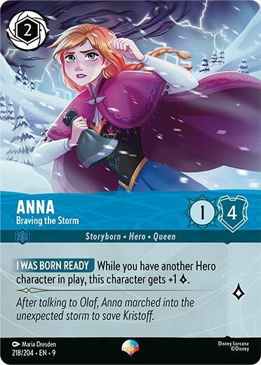Image for Anna - Braving the Storm (Epic) (218/204) (Holofoil) [Fabled] - Disney Lorcana