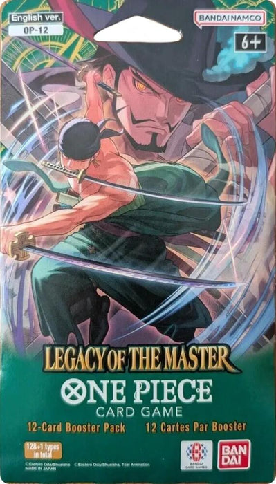 One Piece CG OP-12 Legacy of the Master Sleeved Booster Pack