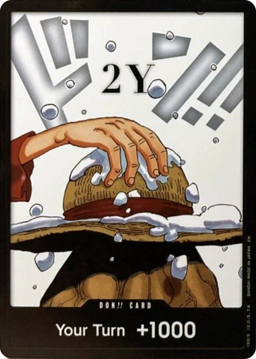 DON!! Card (2Y) (Double Pack Set Vol. 8) (Foil) [Legacy of the Master]