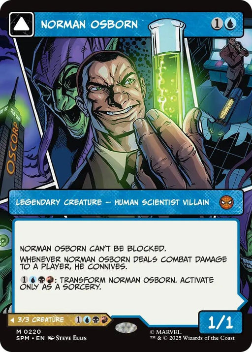 Image for Norman Osborn (Borderless) (220) [Marvel's Spider-Man] - Magic: The Gathering