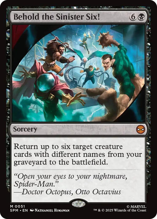 Image for Behold the Sinister Six! (51) (Foil) [Marvel's Spider-Man] - Magic: The Gathering