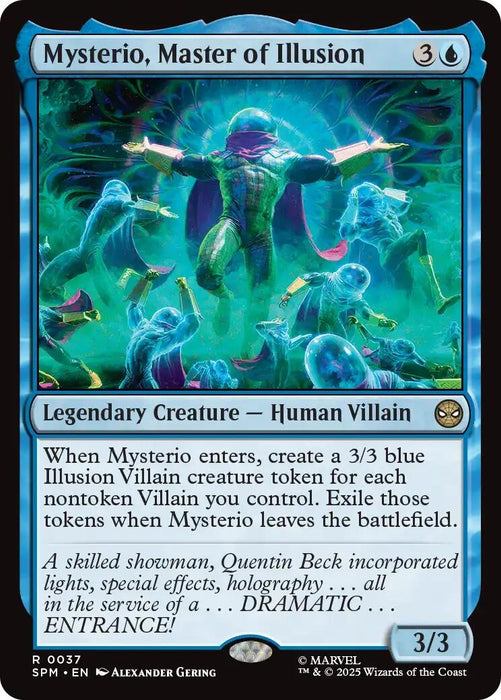 Image for Mysterio, Master of Illusion (37) (Foil) [Marvel's Spider-Man] - Magic: The Gathering