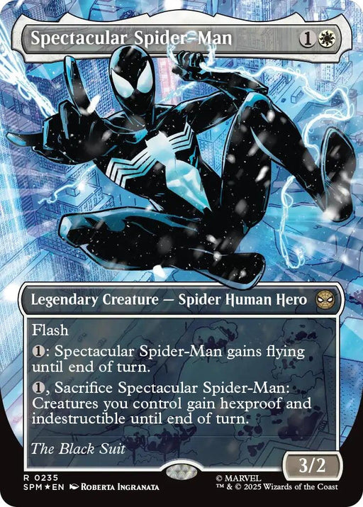 Image for Spectacular Spider-Man (0235) (Borderless) (Textured Foil) (235) (Foil) [Marvel's Spider-Man] - Magic: The Gathering